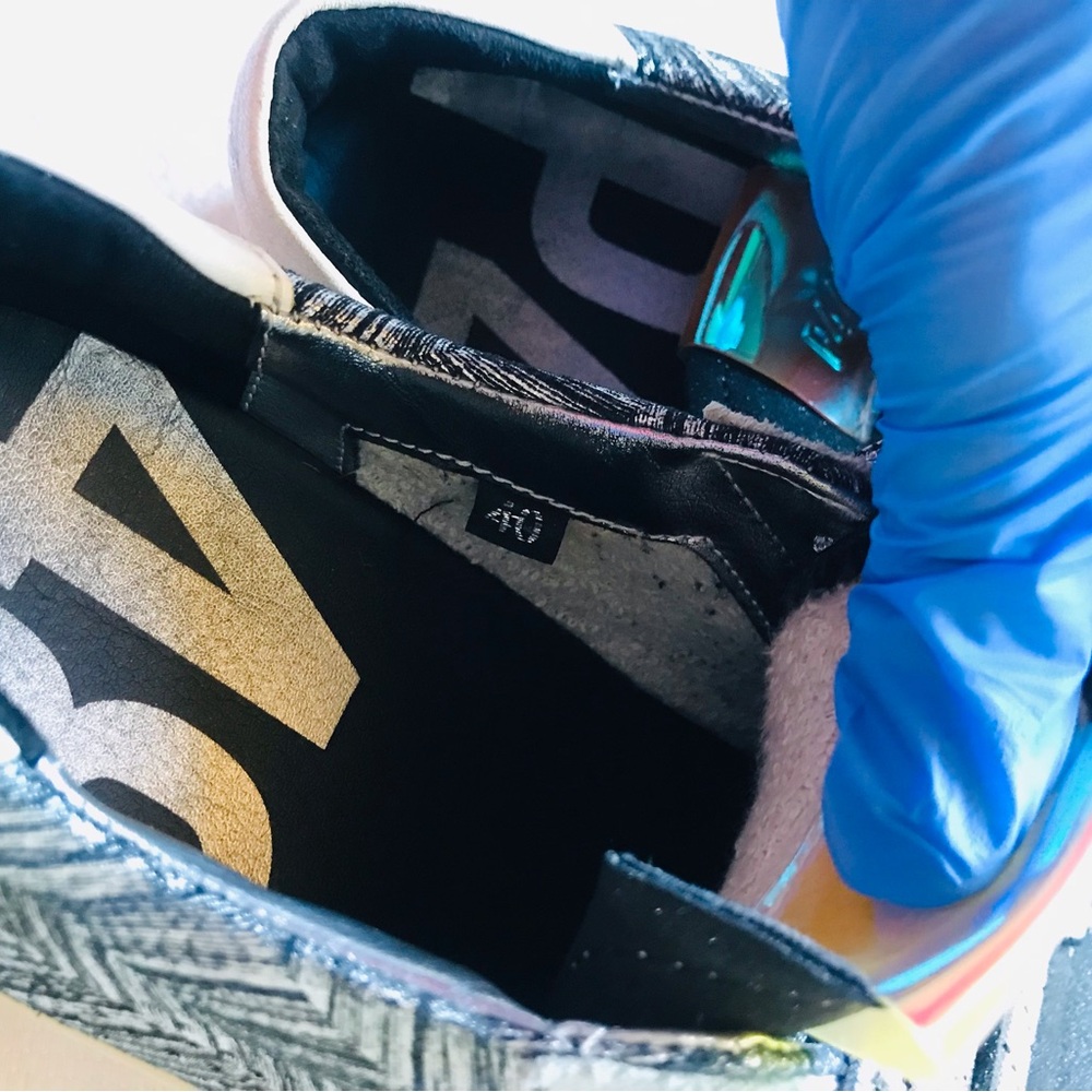 P448 Black, White & Gray Low-Top Sneakers - Picture 10 of 13
